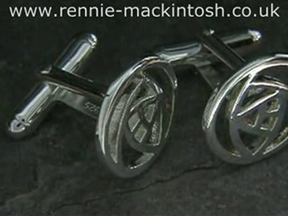 Charles Rennie Mackintosh silver cufflinks DWK915