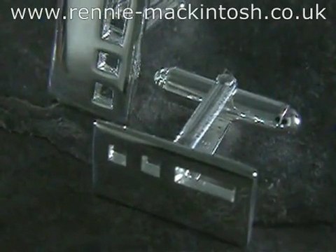 Charles Rennie Mackintosh silver cufflinks DWK916