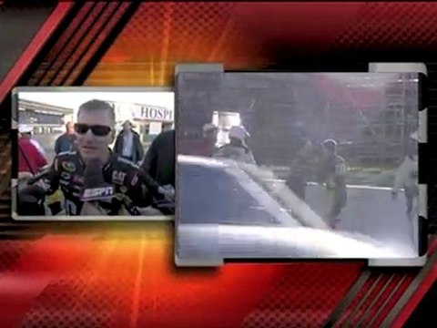 nascar sprint cup texas 2010 big crash gordon burton