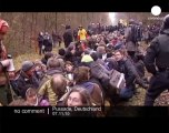 German police clash with anti-nuclear activists - no comment