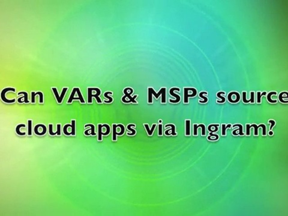 Ingram Micro Cloud for VARs and MSPs