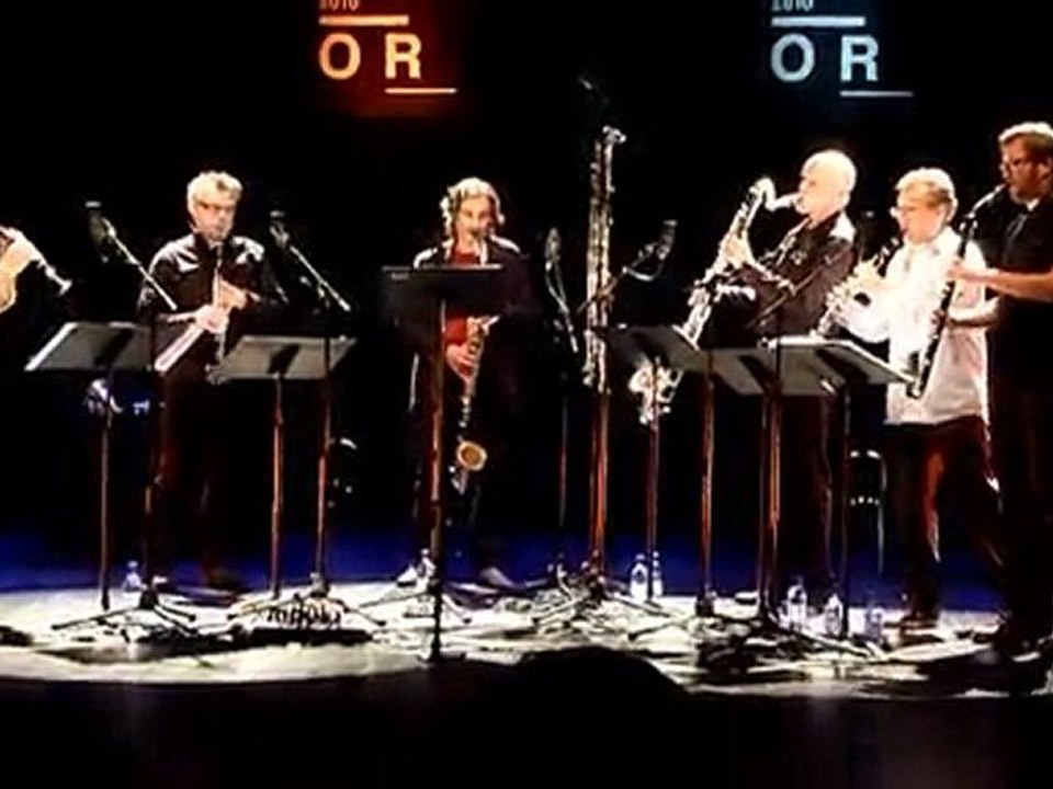 Le double trio de clarinettes  à Jazz d'Or