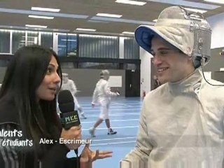 Talents d'étudiants : Alex Escrimeur