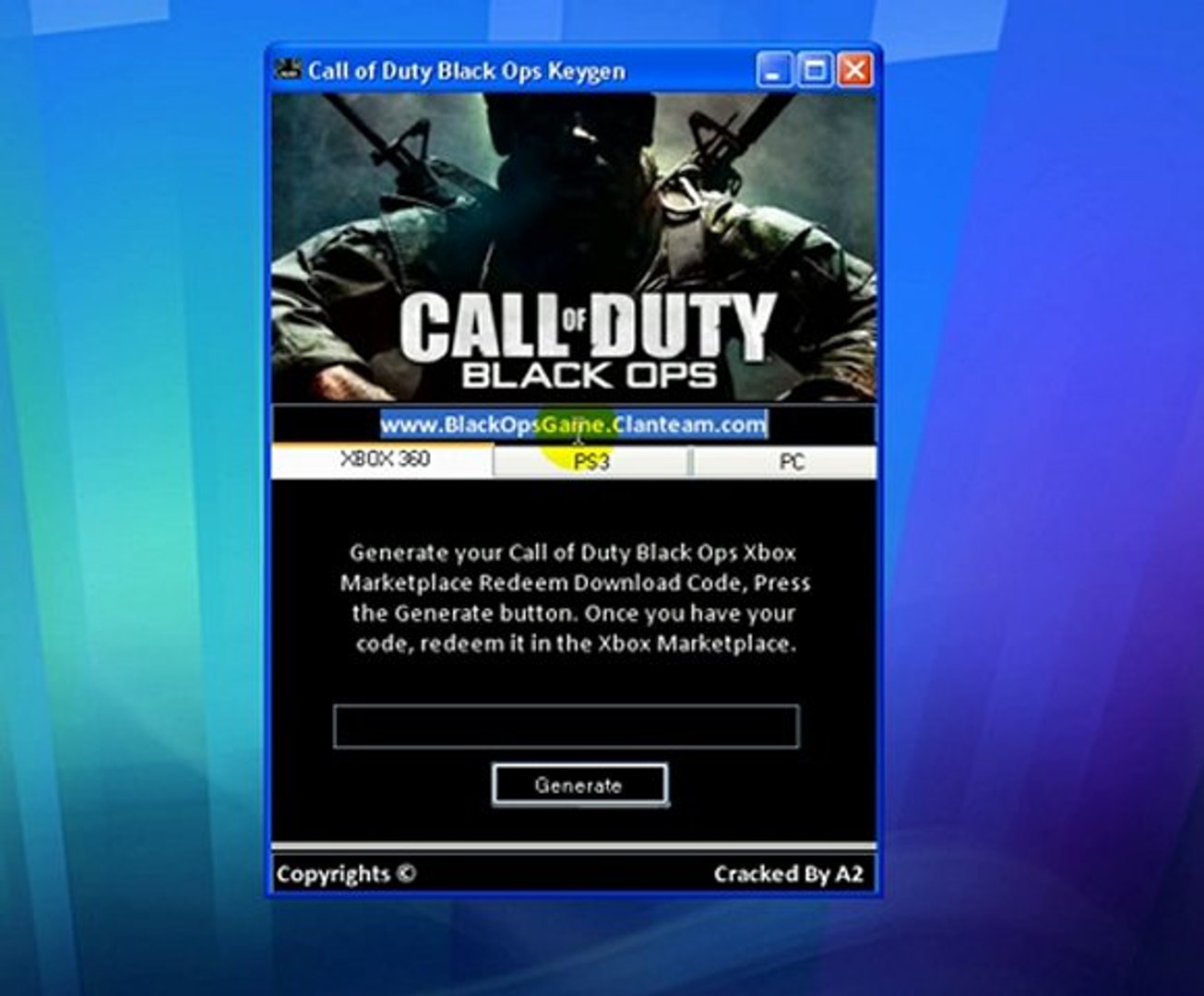 Call of Duty Black Ops Keygen For PS3 xbox 360 and Crack - video Dailymotion