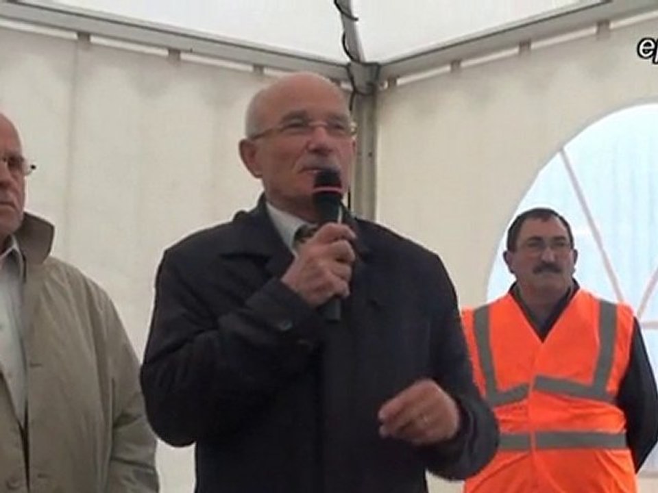 Inauguration Bassin de retenue Place Mazelle