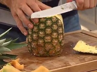 Cooking with Curtis Stone - How to Peel and Core a Pineapple