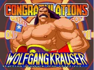 Realbout fatal fury 2: Wolfgang Krauser