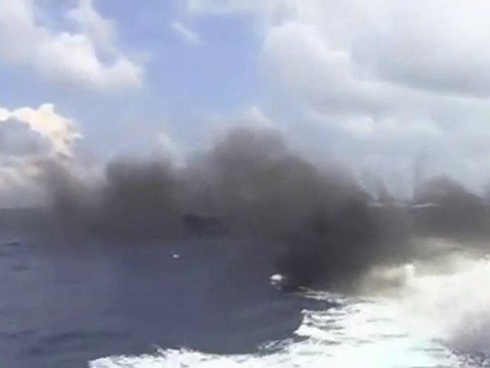 La collision d'un bateau de pêche chinois au patrouileur Jap