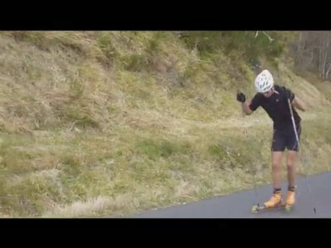 rollerski: montee du col de la croix morand