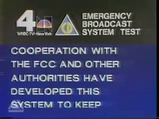 WNBC 4 (1980) - Emergency Broadcast System Test