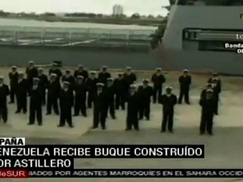 Venezuela recibe de España buque de vigilancia