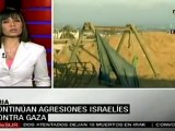 Continúan agresiones israelíes contra Gaza
