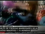 Muertos y heridos en asalto marroquí a campamento de refugiados