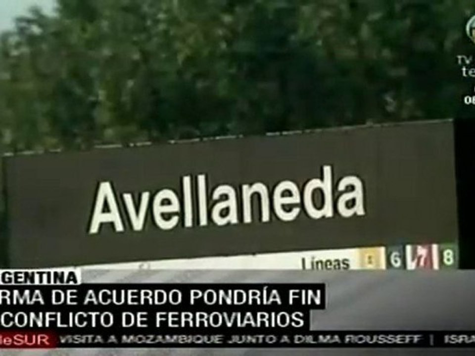 Ferroviarios argentinos y gobierno, a punto de firmar acuerdo