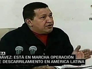 Chávez asegura que está en marcha operación imperialista contra América Latina
