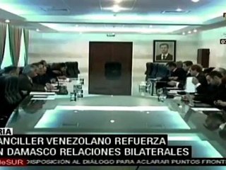 Siria y Venezuela refuerzan relación bilateral