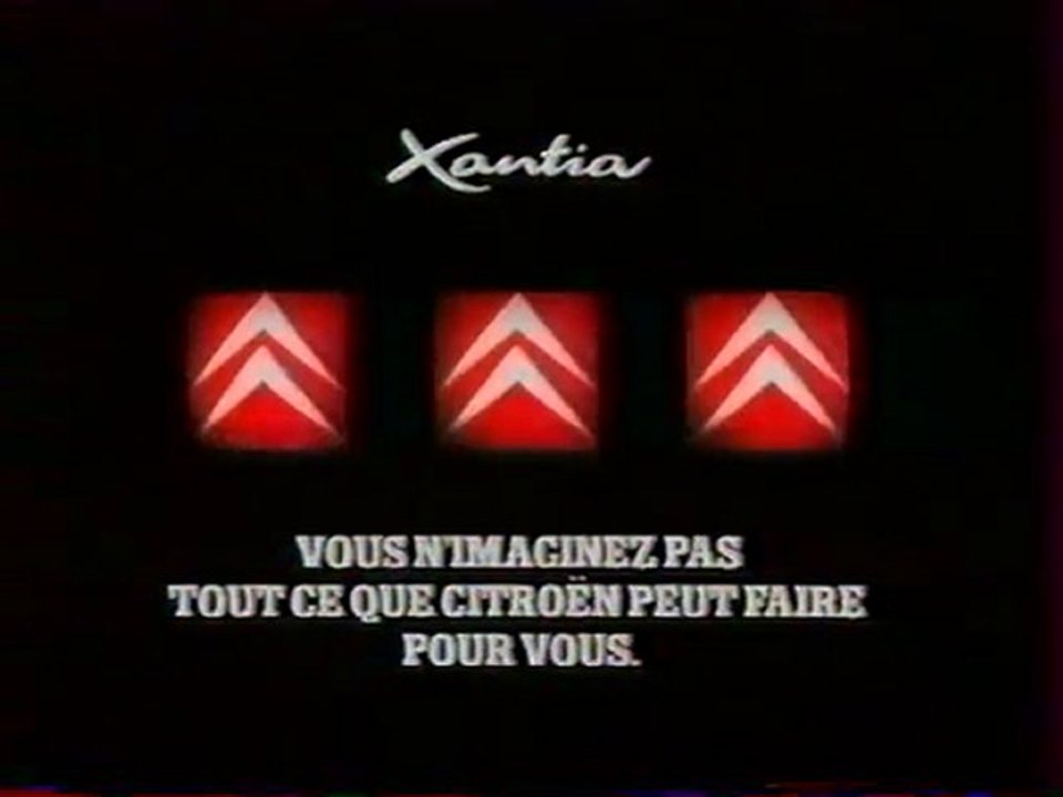 Publicité Xantia Citroën 1996