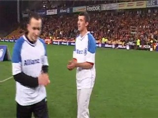 Vidéo du défi Allianz à la mi-temps du match face au PSG