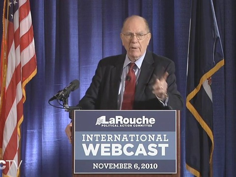 Hauptrede von Lyndon LaRouche (Webcast 6.11.2010)