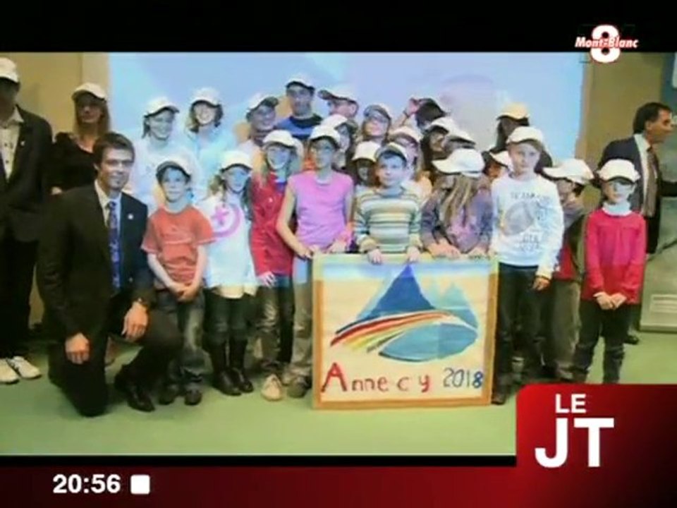 Les Valeurs de l'Olympisme dans un livre (Annecy)