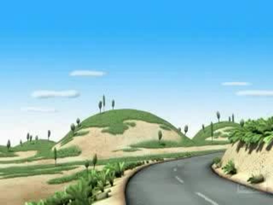 Il décend de la montagne à ....