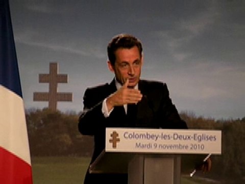 Nicolas Sarkozy à Colombey-les-deux-Eglises