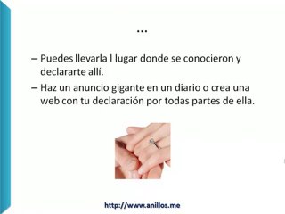 Como entregar un anillo de compromiso