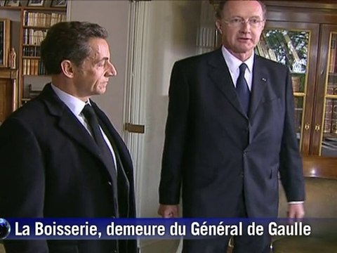 Sarkozy rend hommage à de Gaulle au 40e anniversaire de sa mort