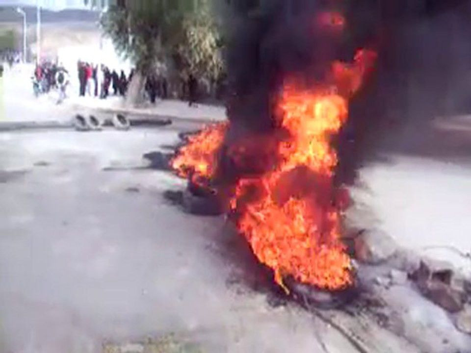 Les  habitants de Bougaâ  en  colère le 11-09-10