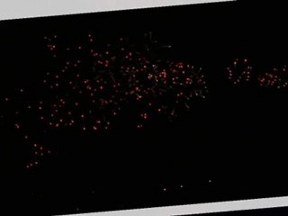 Feu d'artifice à Carcassonne : La voie lactée