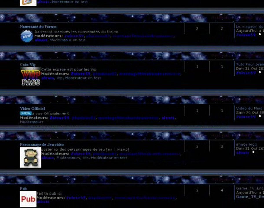 ~~Présentation du Forum~~