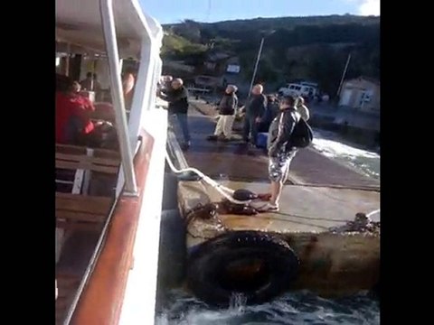 Fin de l'escale d'I'O XV à l'Ayguade du Levant 9 nov 2010