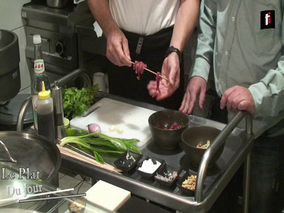 Recette des brochettes de bœuf millénium
