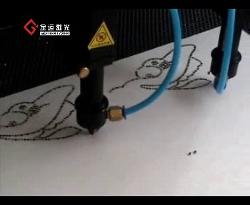 Double-head CNC Laser Cutting Machine With Hollowing Demo