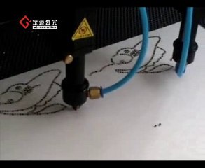 Double-head CNC Laser Cutting Machine With Hollowing Demo