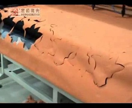 Four Head Laser Cutting Machine for Stuffed Toy Fabric