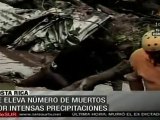Se agrava situación de Costa Rica por daños a raíz de intensas lluvias