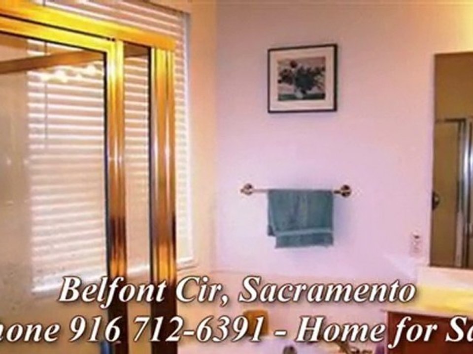 Sacramento CA Home for Sale 3 Bedrooms 2 Bath Belfont Circl