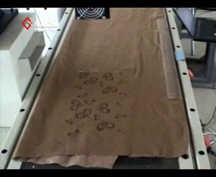 Fabric Laser Marking Machine Demo