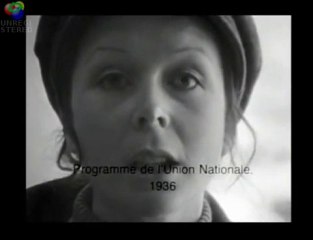 Programme de l'Union Nationale 1936