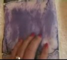 silk painting and salt technique