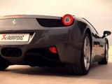 Ferrari 458 Italia exhaust sound by Akrapovic