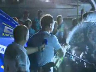 Arrivée de Francis Joyon