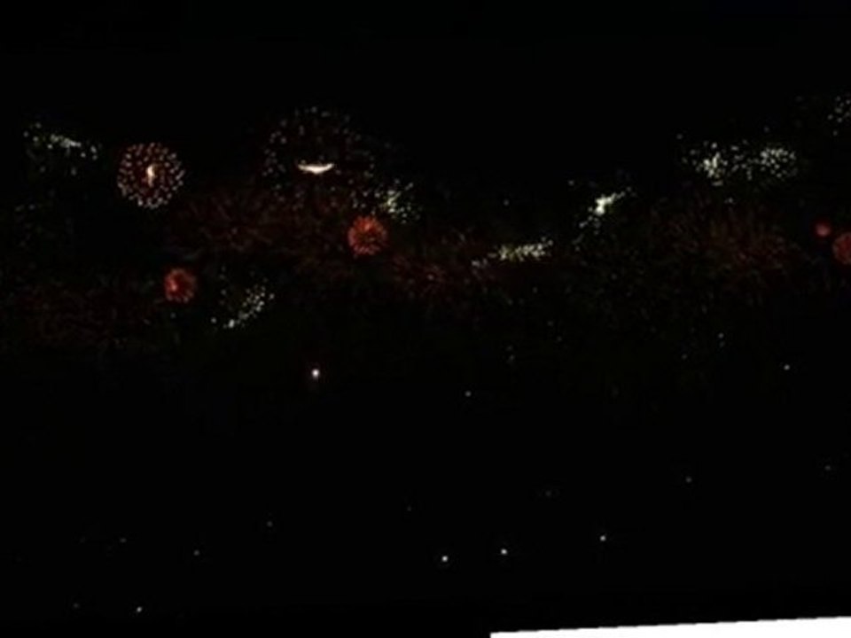 Feu d'artifice à Carcassonne : Les bouquets