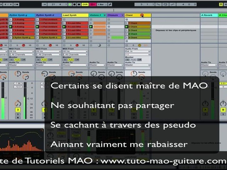 TUTO MAO : ABLETON LIVE VOCODER