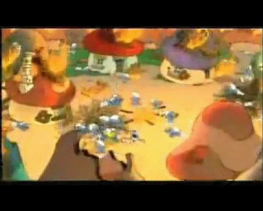La fin du village Champignon des smurfs