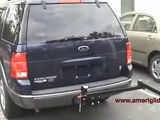 AmeriGlide Wheelchair Lift Swing-Away Arm Demo