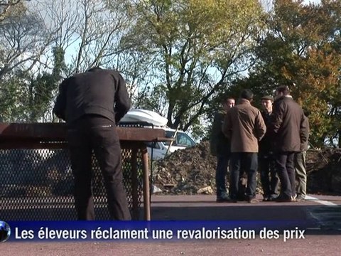 Blocages d'abattoirs Bigard dans l'Ouest