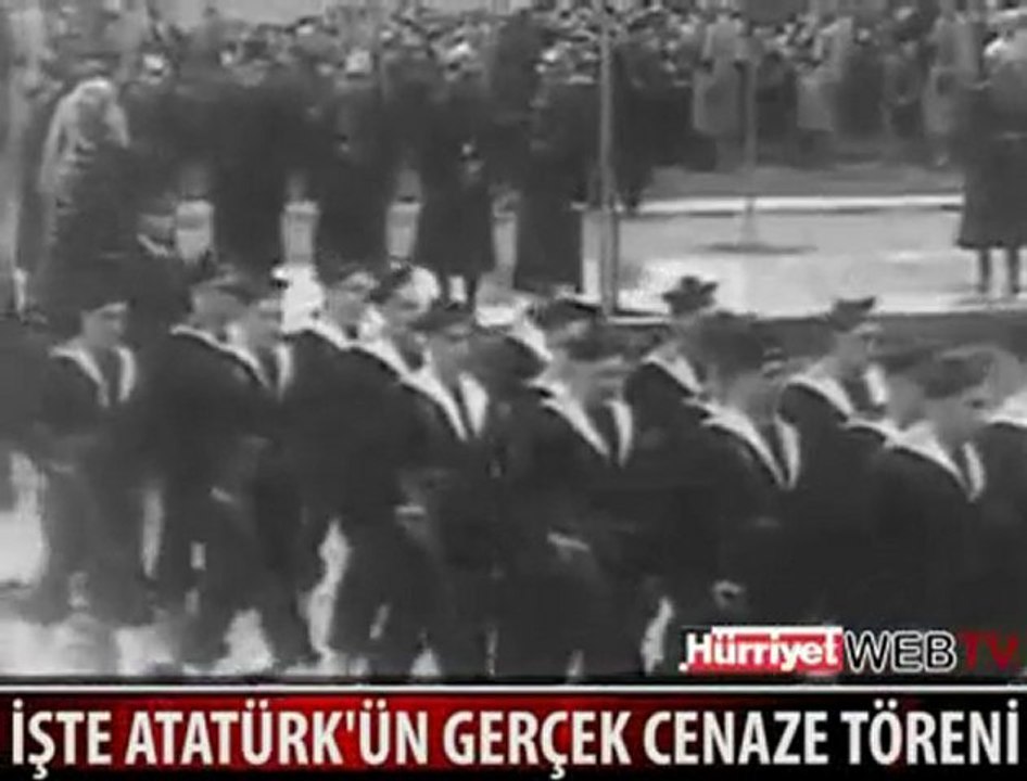 ATATÜRK'ün Cenaze görüntüleri