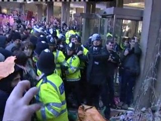 Fees protesters storm Tory Party HQ